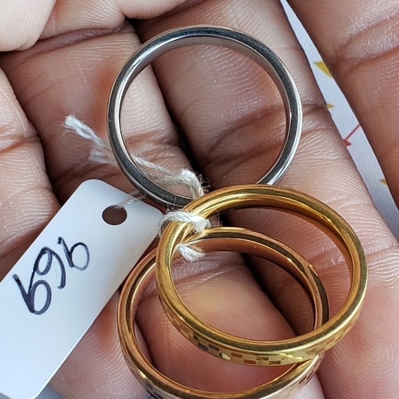 THREE tone stainless steel ring - Picture 4 of 8